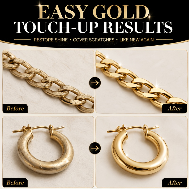 Metal Touch-Up Pen for Jewelry Surface Restoration